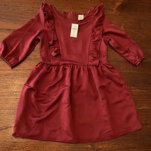 Gap kids burgundy dress